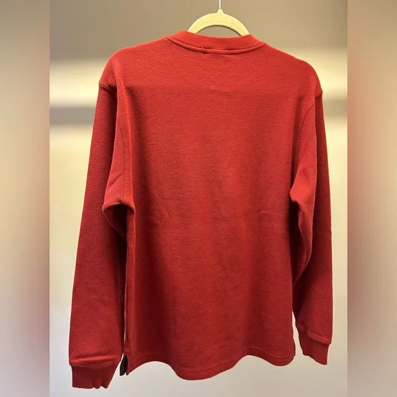 L.L. Bean Men's Waffle Henley Long Sleeve Shirt - Picture 2 of 5